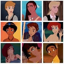 Bohaterki Disney'a jako mężczyźni :D