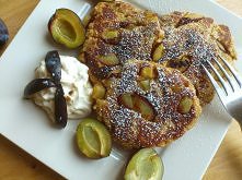 Bezglutenowe placuszki śliwkowe z amarantusa