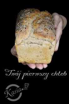 Jak upiec pierwszy chleb, przepis na bardzo łatwy chleb pszenno-żytni po kliknięciu w zdjęcie.