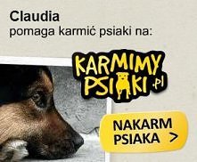 WEJDŹCIE NA: karmimypsiaki.pl?polecajacy=418039 
i pomóżcie nakarmić psiaki :) 
dla Was to tylko chwila a można zdziałać tak wiele :)