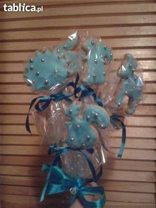 Słodki ciasteczkowy bukiet, dla małego łasucha (na roczek)