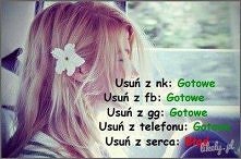 możesz usunąć jego z wszystkiego ale zawsze i tak zostanie ci w sercu wspomnienie :*