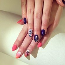 Marynarski MANICURE & inne wzorki do skopiowania. Kliknij, żeby zobaczyć galerię >>>