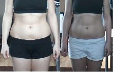 Oczekuję szczerych opinii. Zdjęcia po trzech tygodniach i jednym dniu ćwiczeń. Widać jakiekolwiek różnice? Nie ma co się spodziewać cudów, ale chciałabym wiedzieć czy idę w dobr...
