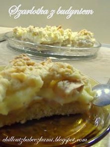 szarlotka z budyniem