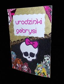 kartka na urodziny bratanicy 
fanki Monster High 
front