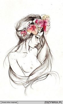 dziewczyna z wiankiem. cudne