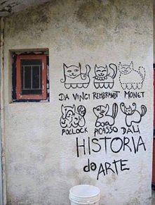 historia sztuki pokazana na kotach