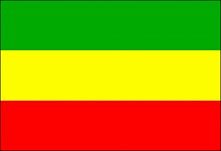 Barwy Rastafari: zielony, złoty, czerwony – to barwy narodowe Etiopii, która ma dla rastafarian szczególne znaczenie, jako miejsce Boskiego objawienia Jego Cesarskiego Majestatu...