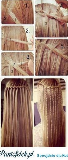 Pleciona fryzurka