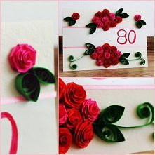 Kartka na 80 urodziny.