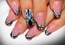 Paznokcie zebra