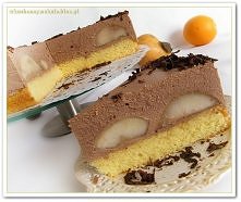 Tort czekoladowy z gruszkam...