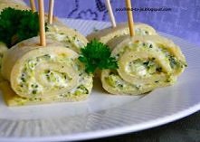 Naleśniki z farszem brokuło...