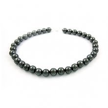 Piękne hematytowe "perły" dla zagadkowej kobiety :)