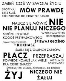 Żyj niczego nie żałuj