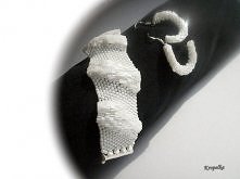 Beza- bransoletka i kolczyki