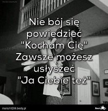 albo : " sory, ale ja Ciebie nie "...