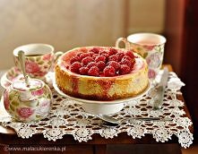 Prosty sernik z malinami. P...