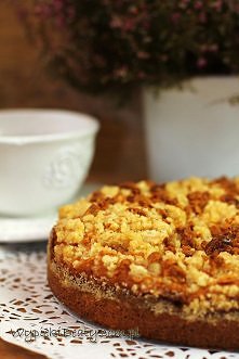 Ciasto kajmakowe z kruszonką