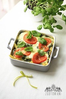 Zapiekanka ze szpinakiem,mo...