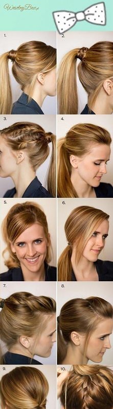 pomysły na spięcie włosów