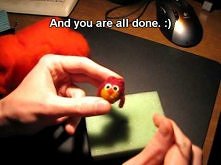 Making needle felted owl