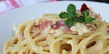 Spaghetti carbonara.
Przepis po kliknięciu w zdjęcie ; )