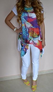 Fashion by Milady - Asymetryczna KOLOROWA