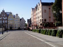 Stare miasto w Elblągu.