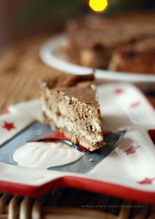 Lekki sernik orzechowo kawowy