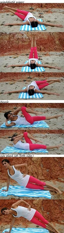 Super ćwiczenia dla tych którzy marzą o tali osy. Te kilka minut codziennie dadzą wam upragniony efekt. Polecam !