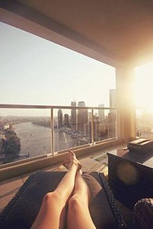 Piękny widok z balkonu <3