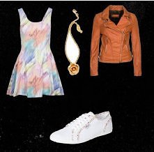 Tenisówki- Kappa  BYLEET 159zł (zalando)
***
Kurtka skórzana- Freaky Nation 779zł (zalando)
***
Sukienka- Bitching &Junkfood 349zł (zalando)