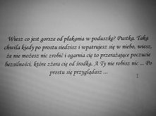 "Jej oczy były przepełnione niemą prośbą o pomoc. Nikt nie potrafił zrozumieć krzyku jej źrenic ... "