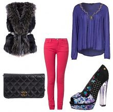 Jeansy Slim fit: adidas Originals (129zł)
***
Tunika: Axara (219zł)-->  zalando
***
Kopertówka: CHANEL
***
Kamizelka: H&M (150zł)
***
Szpilki Peep Toe: Babycham - TRINITY...