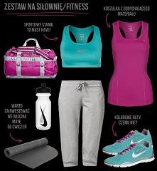 Dobrze dopasowany strój do ćwiczeń ! Stylowo i wygodnie !