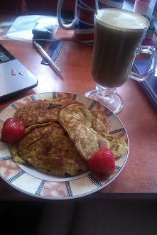 zdrowe placuszki na śniadan...