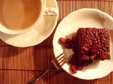 Ciasto żurawinowe bez mąki