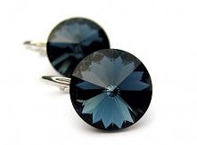 Kolczyki Thayer. Prezent dla Młodej Pary. Efektowne kolczyki wykonane z 12-milimetrowych kryształów Swarovskiego o pięknym szlifie Rivoli na wygodnych i bezpiecznych, zamykanych...