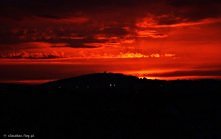 piękny zachód słońca :)