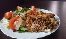 zdrowa zapiekanka z kaszy gryczanej