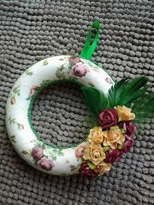 wieniec robiony metodą decoupage ;)