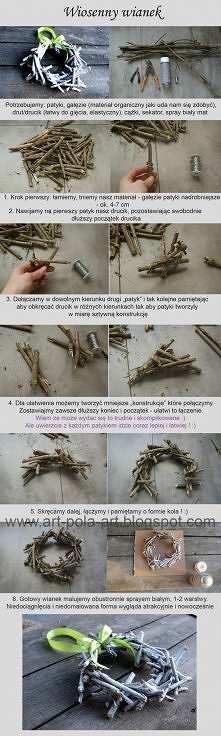 wiosenny/wielkanocny wianek...