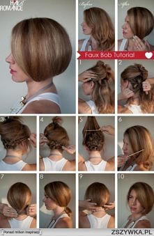 krótkie włosy bez obcinania...