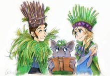 Elsa x Hans 
ślub u trolli