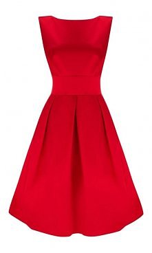 Red vintage dress