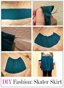 prosty sposób na spódnicę ;)