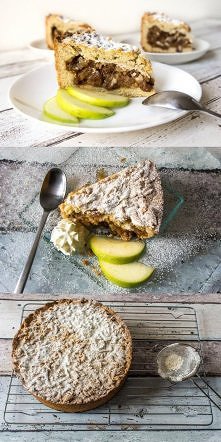 szarlotka z kruszonką