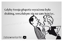 Gdyby Twoja głupota wyrażona była drabiną...